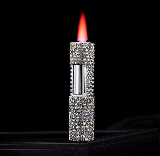 Rhinestone Butane Lighter